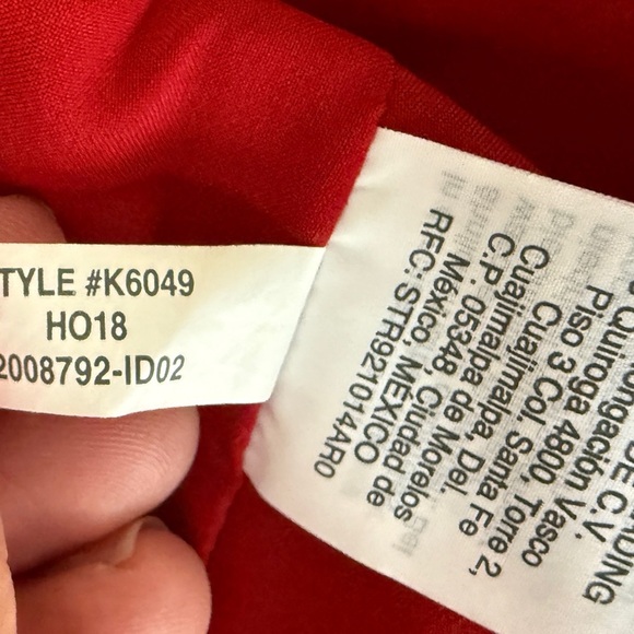 Madewell Red Longsleeve Floral Pattern Mini Dress - Picture 7 of 11